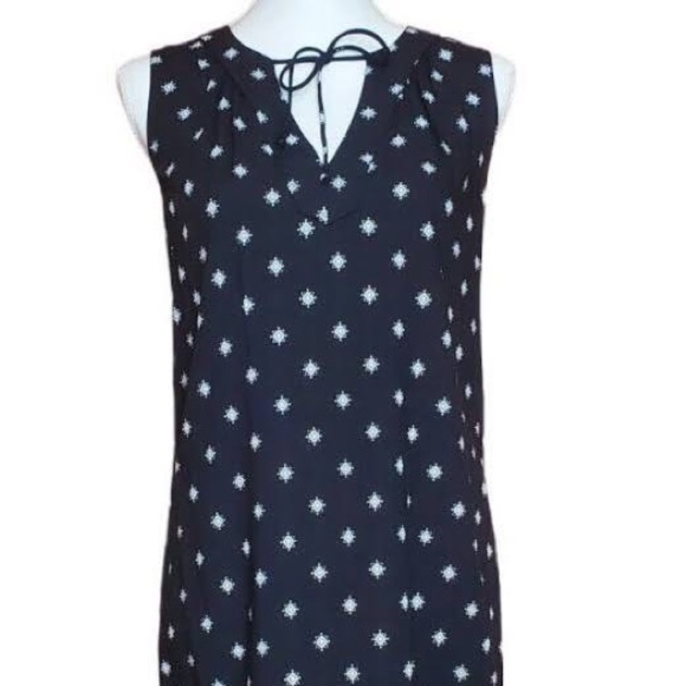 Old Navy Black White Diamond Dress